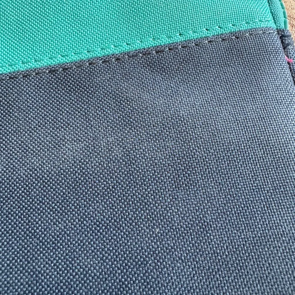 Navy Blue/Turquoise Zip Top Cloth Tablet Case by The Herschel Supply Co.